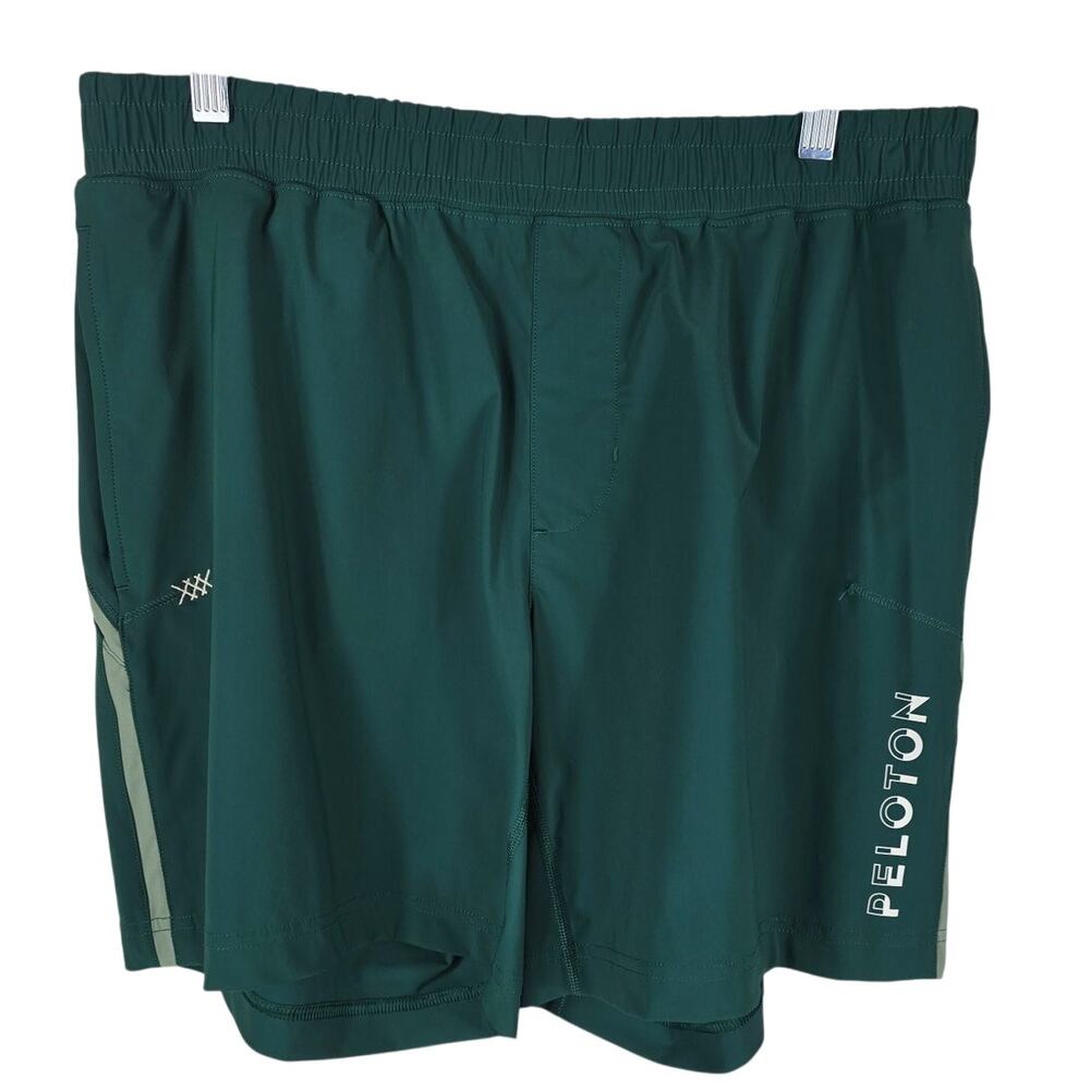 Rhone Peloton Green Cycling Workout Gym Training Bike Trails Mens Shorts XL